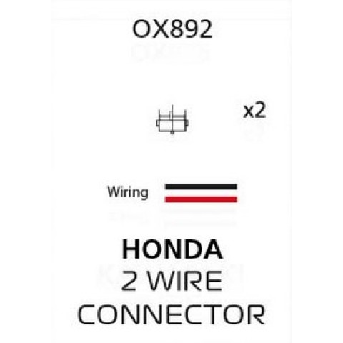 OXFORD З'ЄДНУВАЧ (ПРОВІД / ПЕРЕХІДНИК / КАБЕЛЬ / ПОДОВЖУВАЧ) ДЛЯ СВІТЛОДІОДНИХ І ЛАМПОВИХ ПОВОРОТІВ ДО РОЗ'ЄМУ OEM HONDA (З'ЄДНУВАЧ 2 ПРОВОДИ)