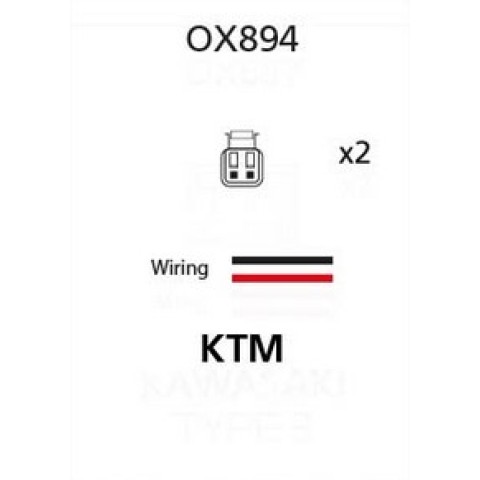 OXFORD З'ЄДНУВАЧ (ПРОВІД / ПЕРЕХІДНИК / КАБЕЛЬ / ПОДОВЖУВАЧ) ДЛЯ СВІТЛОДІОДНИХ І ЛАМПОВИХ ПОВОРОТІВ ДО РОЗ'ЄМУ OEM KTM