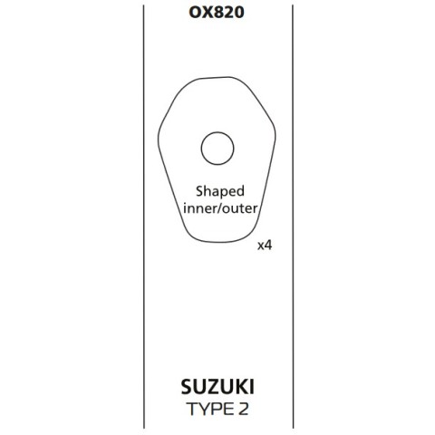 OXFORD Заглушка кріплення поворотника для Suzuki SV 650, GSXR 600/750/1000 (96-05) перед та зад (старий код: OF867)