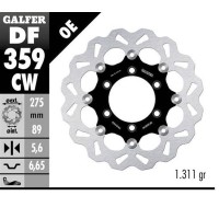 GALFER ЗАДНІЙ ГАЛЬМІВНИЙ ДИСК SUZUKI VZR 1800 INTRUDER '06-; M 109R BOULEVARD '06- (WAVE FLOATING) (275X89X5MM)