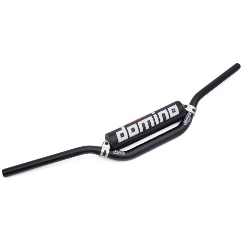 DOMINO алюмінієвий кермо (ERGAL 7075) Fatbar 28мм високий (997) з перемичкою чорний