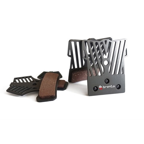 Гальмівні колодки Brenta Bike органічні Sport з радіатором MTB / шосе / електро підходять до Shimano XTR BR-M9120, XT BR-M8020, Saint BR-M820, Saint BR-M810, Zee BR-M640, BR-MT520, Tektro (акція)