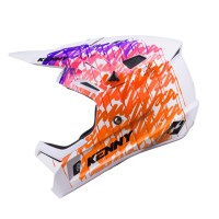 Велосипедний шолом KENNY RACING MTB DECADE GRAPHIC LUNIS білий колір розмір S (MIPS)