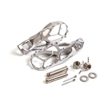 AWORKX комплектні підніжки (пеги) KTM SX(F), XC(F), 2023-> EXC(F), XC(F)-W, 2024->, HUSQVARNA TC, FC, FX, TX, 2023-> FE, TE, 2024->, GASGAS EC(F), MC(F), EX(F), 2024-> колір срібний