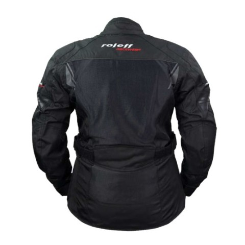 Текстильна літня куртка (mesh) ROLEFF (2025) жіноча чорна розмір 3XL