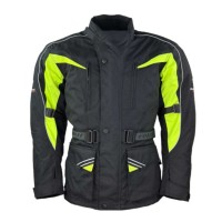 Текстильна куртка ROLEFF (2025) колір чорний/жовтий флуо розмір M