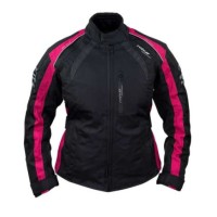 Текстильна жіноча куртка ROLEFF (2025) чорний/рожевий розмір XXL