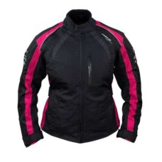 Текстильна жіноча куртка ROLEFF (2025) чорний/рожевий розмір XXL