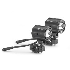 Світлодіодні галогенні фари KAPPA 25W з кріпленнями на діаметр від 21 мм до 25 мм (2 шт.)