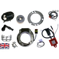 ELECTREX ELECTREX комплект запалювання: ротор (магнітне колесо), обмотка генератора, регулятор напруги, котушки запалювання, ковпачки свічок, модуль CDI Suzuki RM 400 / 500, Yamaha YZ 125 / 250 (статор 110 мм) - під замовлення