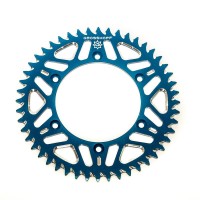 Розпродаж GROSSKOPF Задня алюмінієва зірка T7075 (ERGAL) синя 270 48 (27048) для YAMAHA YZ/YZF '99-'25 WRF '01-'25 (JTR251.48) (ланцюг 520)