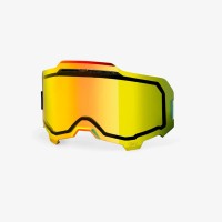 Змінна подвійна вентильована дзеркальна золота лінза 100 PROCENT ARMEGA / ARMATIC - скло для окулярів ARMEGA / ARMATIC, колір дзеркальне золото