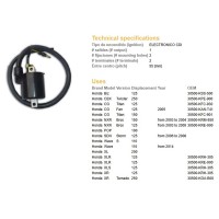Котушка запалювання DZE для Honda XLR 125; XL 125/200; XR 125; CG 125 (30500-KRE-900)