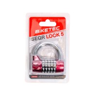 BIKETEC SEQR Замок з кодовим замиканням 5-значний (можливість скидання комбінації)