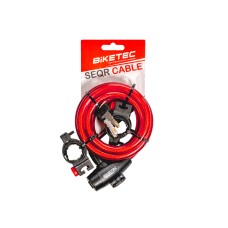 Кабельний замок BIKETEC SEQR РОЗМІР: ТРОС 12ММ, 1,8М З ПАДЛОКОМ, 3 КЛЮЧІ