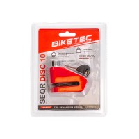 BIKETEC SEQR Блокатор гальмівного диска - штир 10MM, 3 ключі