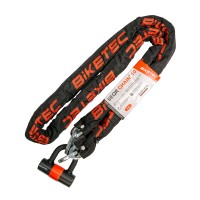 Ланцюг BIKETEC SEQR CP 2M з замком 3 ключі кільце 10MM
