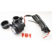 PSYCHIC водонепроникна розетка прикурювача з двома USB (EL)