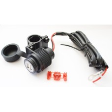 PSYCHIC водонепроникна розетка прикурювача з двома USB (EL)