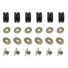 PSYCHIC кріплення радіатора HONDA / KAWASAKI / SUZUKI / YAMAHA (6 комплектів прокладок, втулок і гумок)