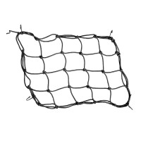 BIKETEC Багажна сітка (павук) 4мм x 25 см x 25 см, 4 міцні гачки, чорний колір