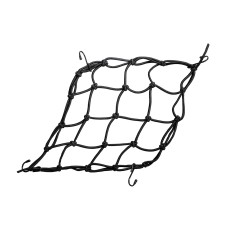 BIKETEC Багажна сітка (павук) 4мм x 40 см x 30 см, 4 гачки, чорний колір