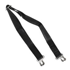 BIKETEC текстильний ремінь для витягування мотоцикла KTM/GAS GAS/HUSQVARNA (кріпиться під крилом на гвинт M6) 2,5мм x 25мм колір чорний/сріблястий