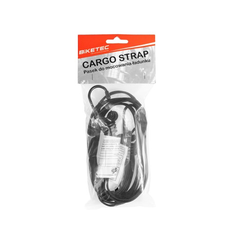 BIKETEC багажний захисний ремінь 4-променевий (багажний експандер) 60 см, чорний колір