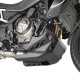 KAPPA 2025/04 Пластиковий захист двигуна (ударостійкий) Suzuki DL 800 SE V-Strom '23-'25, колір чорний