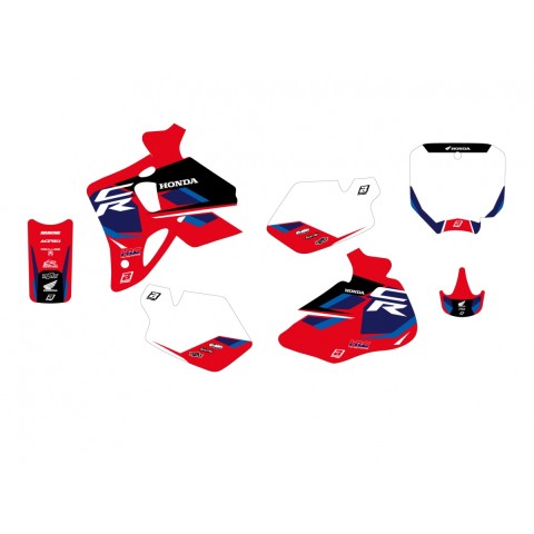BLACKBIRD КОМПЛЕКТ НАКЛЕЙОК HONDA CR 80 '96-'02 DREAM 5 КОЛІР ЧЕРВОНИЙ