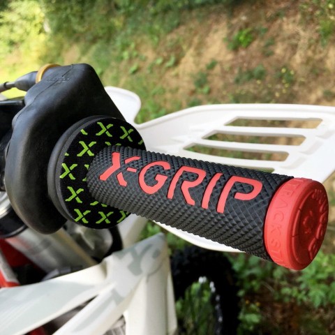 X-GRIP накладки (антиковзаючі поролонові кільця - Donuts) на ручки керма зелений колір