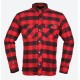 Мотосорочка Modeka Nooner червоно-чорна розмір 3XL