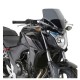 Вітрове скло KAPPA 2025/05 для HONDA CB 500 F '13-'15 (Вис. 28,5 x Шир. 36 см) тоноване з кріпленнями - знято з продажу