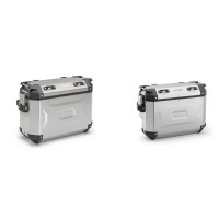 KAPPA 2025/05 Бокові кофри 37L правий і 48L лівий Monokey Cam Side KVG48A KVG37A K'VOYAGER алюмінієві сріблястий колір