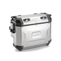 Бічний кофр KAPPA 2025/05 33L MONOKEY CAM SIDE KVGS33A K'VOYAGER алюмінієвий правий, сріблястий колір — з вирізом