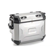 Бічний кофр KAPPA 2025/05 33L MONOKEY CAM SIDE KVGS33A K'VOYAGER алюмінієвий правий, сріблястий колір — з вирізом