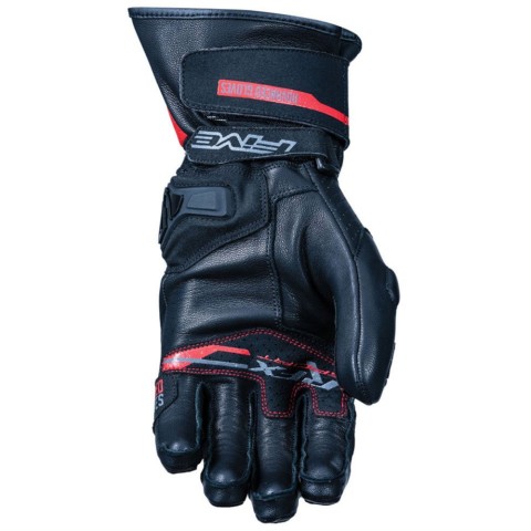 Шкіряні рукавички FIVE GLOVES RFX SPORT EVO колір чорний/червоний флуо розмір 10 (L)