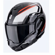 Шолом модулярний SCORPION EXO-TECH FURIO чорний/червоний розмір XL