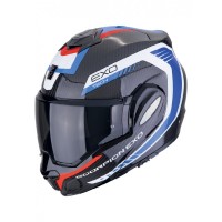 Модулярний шолом SCORPION EXO-TECH CARBON COSY BLACK/BLUE/RED колір чорний/синій/червоний розмір L