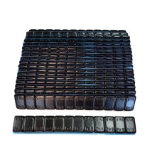 BIKETEC ВАНТАЖИ ДЛЯ БАЛАНСУВАННЯ КОЛІС КЛЕЄНІ 5 ГРАМІВ 20 СТРІЧОК ПО 12 ЧОРНИЙ КОЛІР