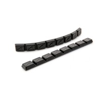 BIKETEC ВАНТАЖІ ДЛЯ БАЛАНСУВАННЯ КОЛІС КЛЕЄНІ 5 ГРАМ 50 СТРІЧОК ПО 8 КОЛІР ЧОРНИЙ