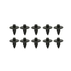 TOURMAX МОНТАЖНІ ШТИФТИ ДЛЯ ПЛАСТИКУ (ГЛИБИНА 19ММ, ТОВЩ. 6,5ММ, ШИР. ГОЛОВКИ 18ММ, ДОВЖ. ЗАГ. 21ММ) (10 ШТ.) (MADE IN JAPAN)