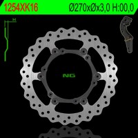 Гальмівний диск NG передній з адаптером oversize KTM / Husaberg 270x3 (NG1254XK16) wave плаваючий