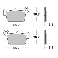 Гальмівні колодки SBS НОВИНКА KH367/2 STREET STANDART CERAMIC ЧОРНИЙ ПІДХОДИТЬ ДЛЯ: ЗАД BETA RR 50/125 '08-'15, 200 URBAN '08-'15, 200 RR '20-'23, 250 RR '13-'22, 300 RR '13-'23, 350 ALP4, 400 RR '05-'17, 350 RR '11-'22, 390 RR '15-'23, 430 RR '15-'23, 45
