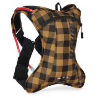Гідратор USWE CAMEL BAG OUTLANDER XC 2 FLANNEL ЧОРНО-КОРИЧНЕВИЙ ДЛЯ МОТО/ВЕЛО ЄМНІСТЬ 1,5Л РІДИНА (2Л РЮКЗАК)