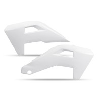 Захист радіатора UFO Husqvarna TC 125 / 150 / 250 / 300 '25-'26, FC 250 / 450 '25-'26, TX 300 '25-'26, FX 350 / 450 '25-'26, білий