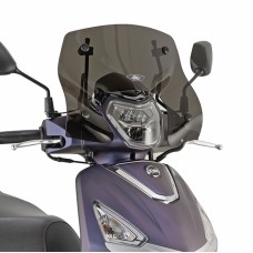 Вітрове скло KAPPA 2025/07 SYM HD 300 '19-'24, SYMPHONY 125 '20-'24, PIAGGIO MEDLEY 125 / 150 / S '20-'24, 19 x 44 см, затемнене