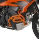 KAPPA 2025/07 ДУГИ ЗАХИСТУ ДВИГУНА KTM 790 ADVENTURE '23-'25, 890 ADVENTURE '23-'25 КОЛІР ПОМАРАНЧЕВИЙ