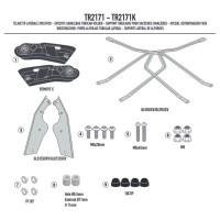 KAPPA 2025/07 Кронштейн для бічних сумок (кофрів) швидкого монтажу REMOVE-X YAMAHA TRACER 9 GT / GT+ '25,