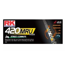 Ланцюг привідний RK 420MRU-142 (U-RING) з замком (CL) у комплекті, стандартний колір (об'єм: до 450 см³) (35,6 кН)